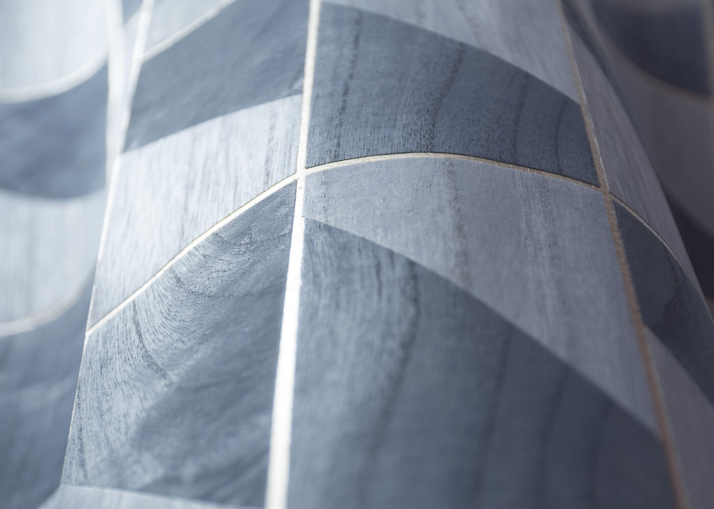 Trapeze Contemporary Real Wood Wallcovering -  - Image 3