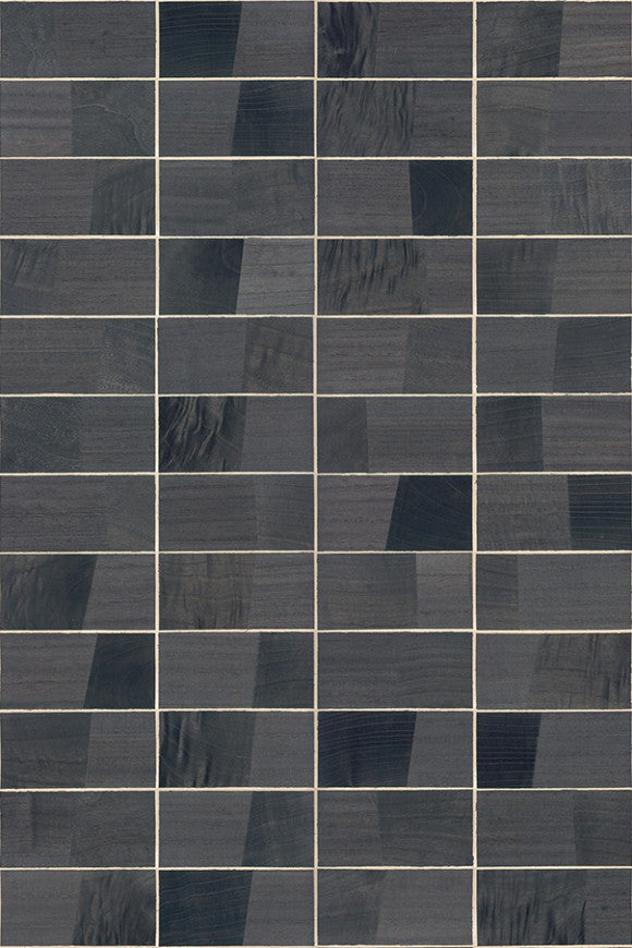 Sections Contemporary Real Walnut Wood Wallcovering -  - Image 2