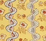 Toile Rayure de Vizille, Jaune