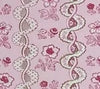 Toile Rayure de Vizille, Rose