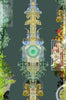 Totem Damask Pineforest Green