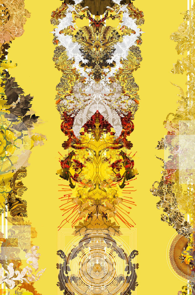 Totem Damask Sunflower Yellow