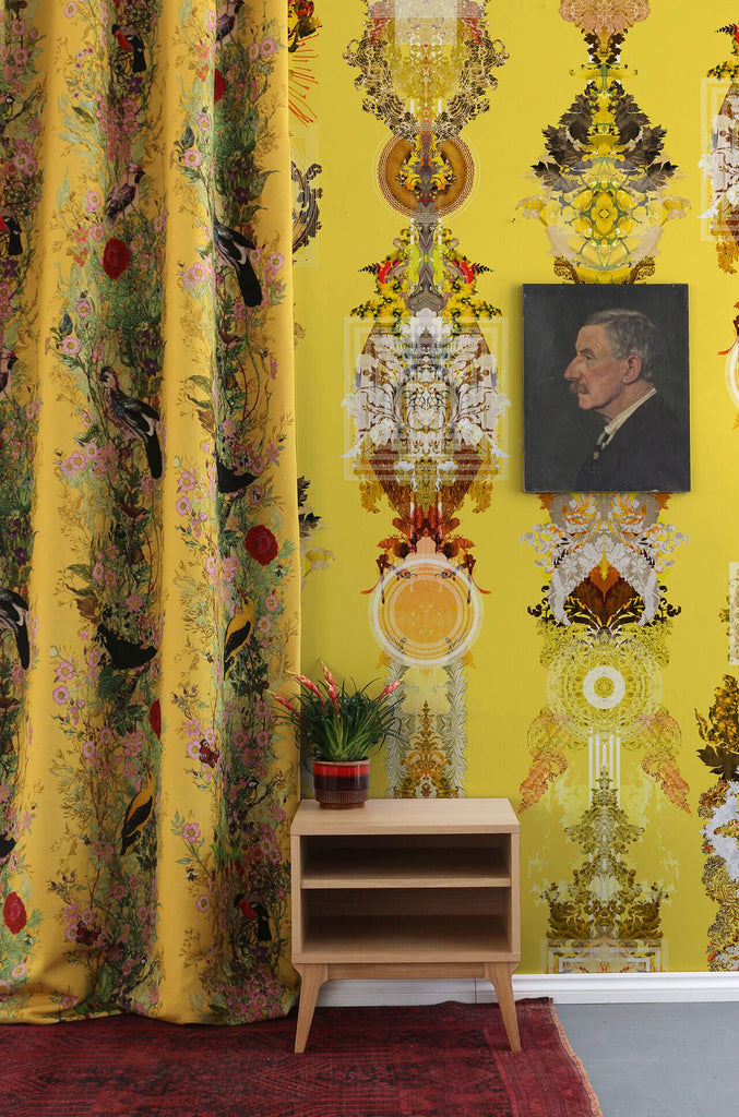 Totem Damask Sunflower Yellow