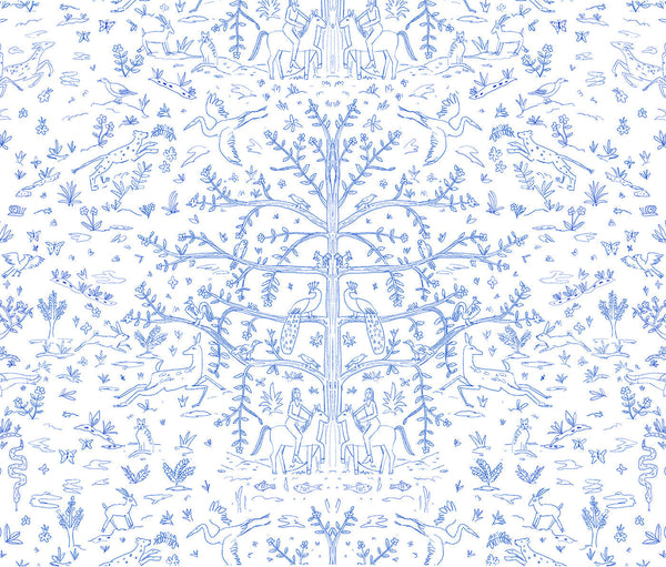 Tree Of Life Blue | Phillipe Romano Screen Prints