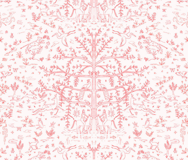 Tree Of Life Red | Phillipe Romano Screen Prints