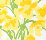 Tulips Multicolor, Yellows Greens on White