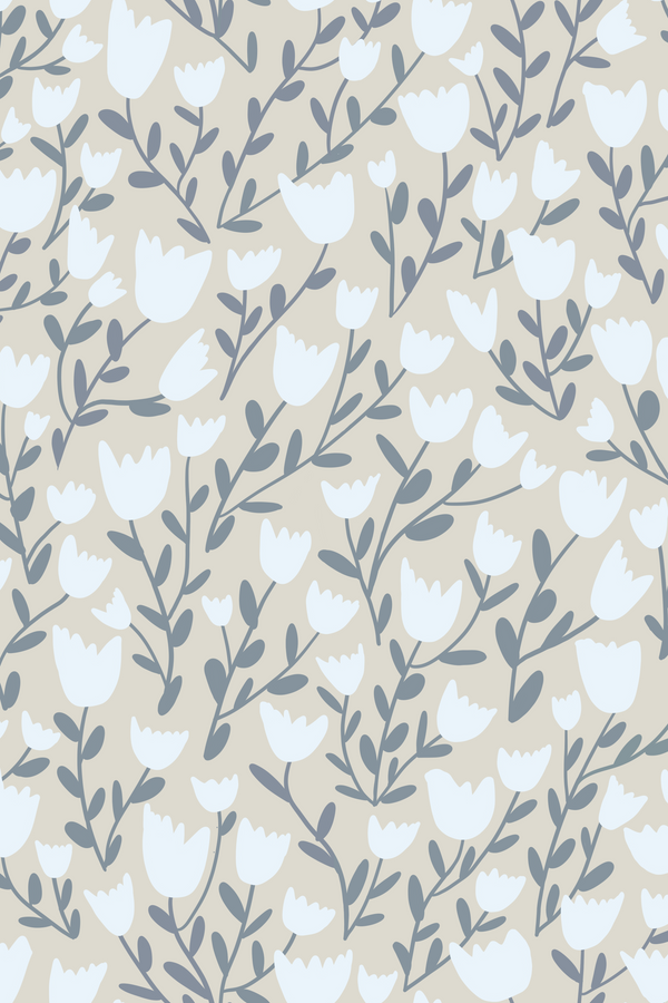 Tulips Neutral | Phillipe Romano Screen Prints