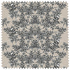 Two in a Bush Hand Printed Linen Pale Blue