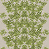 Two in a Bush Hand Printed Linen Pale Blue