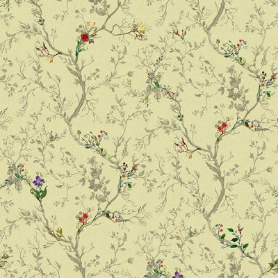 Ruskin Floral Antique | Timorous Beasties Wallcovering