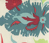 Uzbek, Multi Red Teal Blues