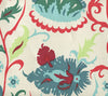 Uzbek Small Scale, Multi Red Teal Blues