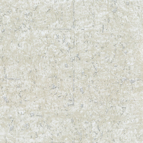 Le Vierna Vinyl Cork Ivory Frost Wallpaper | Phillipe Romano