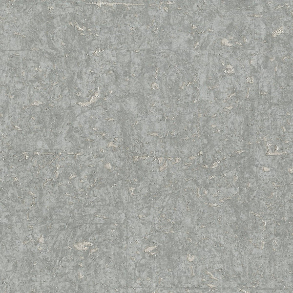 Le Vierna Vinyl Cork Argent Wallpaper | Phillipe Romano