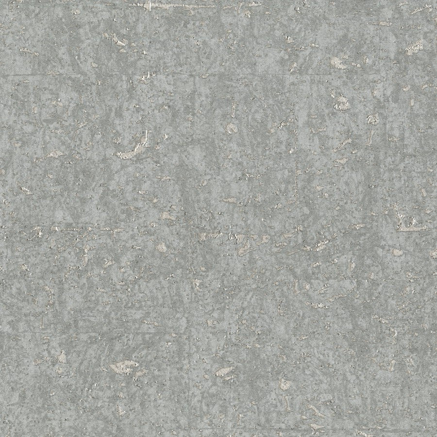 Le Vierna Vinyl Cork Argent Wallpaper | Phillipe Romano
