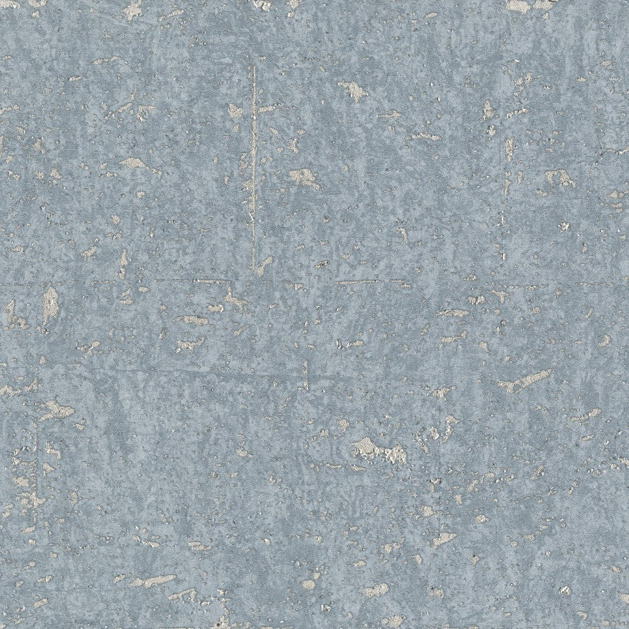 Le Vierna Vinyl Cork Silver Wallpaper | Phillipe Romano