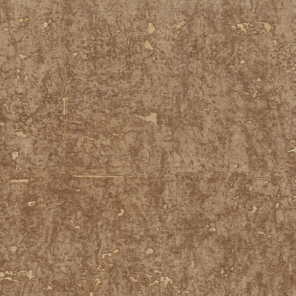 Le Vierna Vinyl Cork Bronze Wallpaper | Phillipe Romano