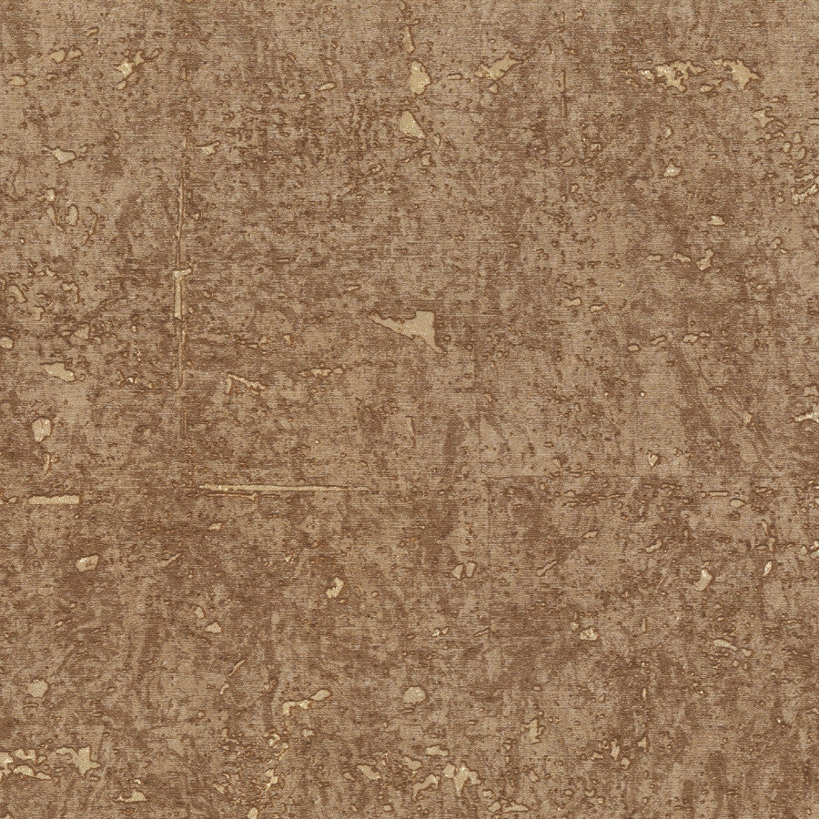 Le Vierna Vinyl Cork Bronze Wallpaper | Phillipe Romano