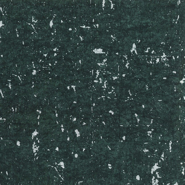 Le Vierna Vinyl Cork Emerald Wallpaper | Phillipe Romano