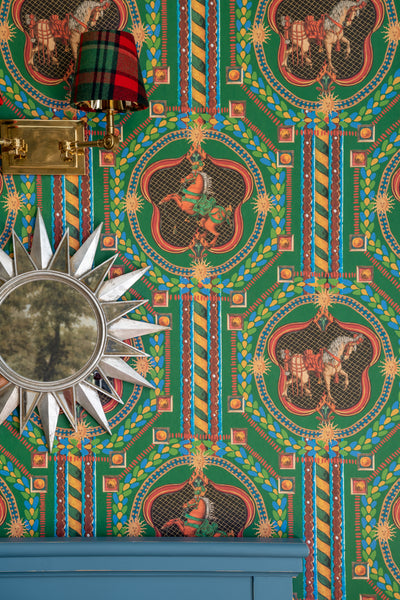 Venetian Ornament Green Wallpaper | Mind The Gap