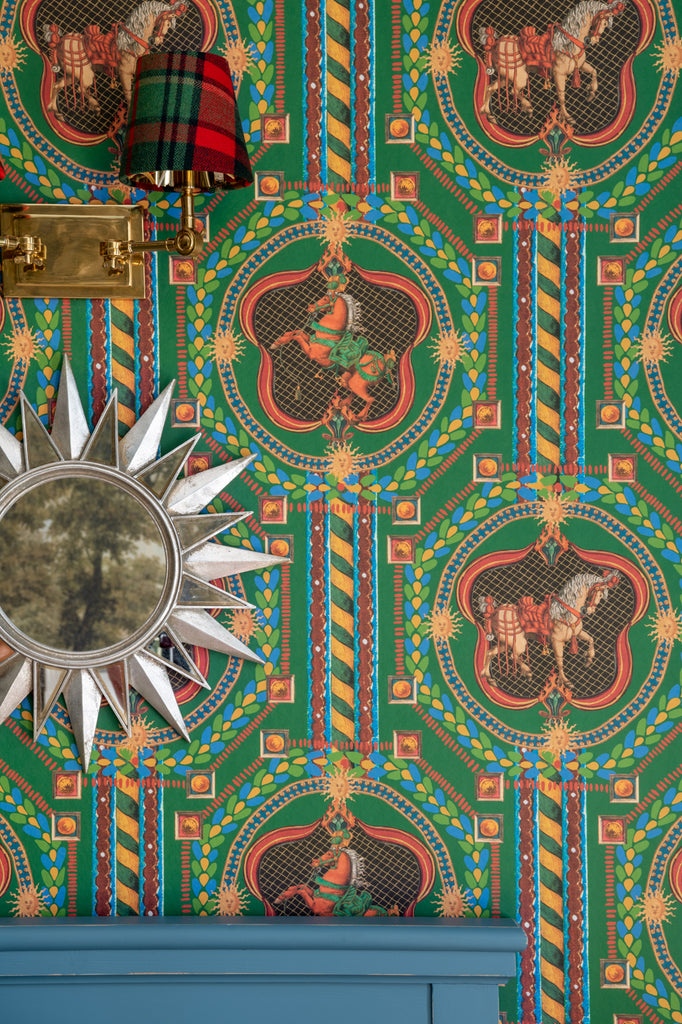 Venetian Ornament Green Wallpaper | Mind The Gap