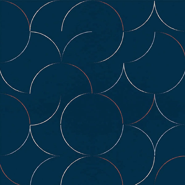 Cintetic Navy, Roll Vinyl Wallcoverings | Tres Tintas