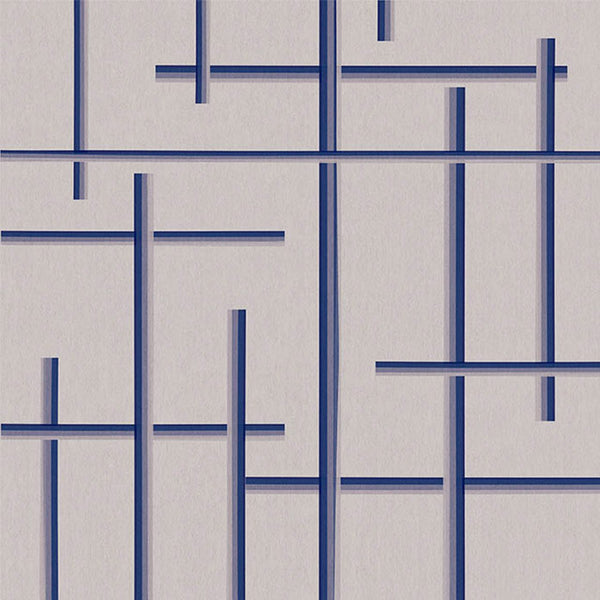 Espectro Navy, Roll Vinyl Wallcoverings | Tres Tintas