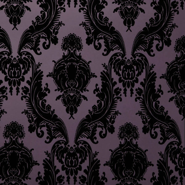 Daphney's Heirloom Flocked Velvet Memo Sample | Phillipe Romano