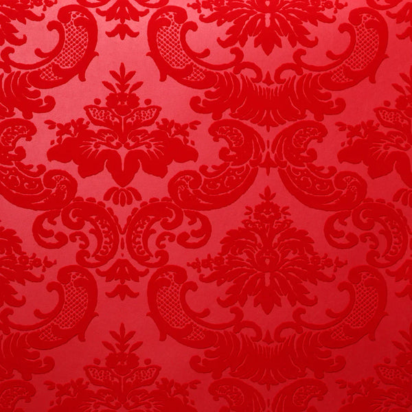 Veronica's Madison Flocked Velvet Memo Sample | Phillipe Romano
