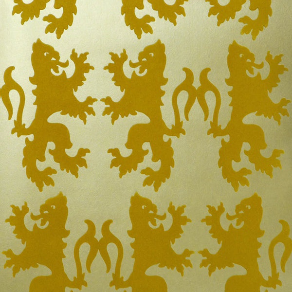 Neko's Griffons Flocked Velvet Memo Sample | Phillipe Romano