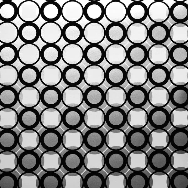 Maggie's Circles Flocked Velvet Wallcovering