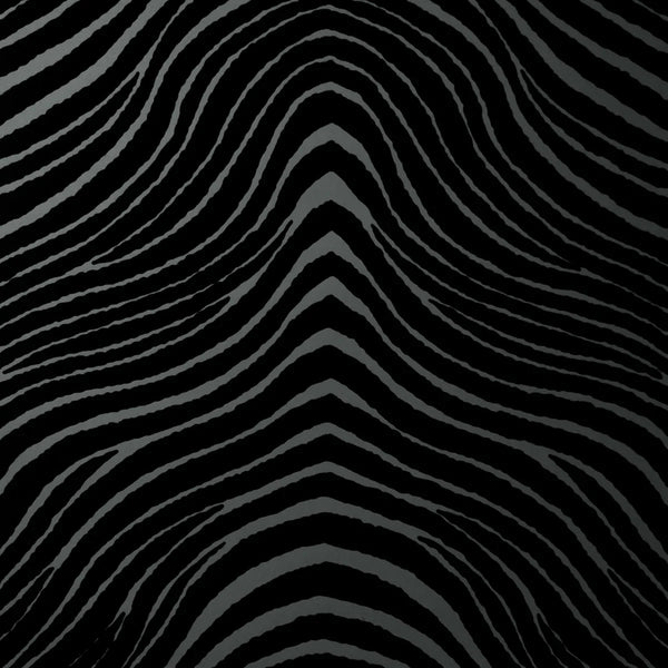 Gabby's Zebra Stripe Flocked Velvet Memo Sample | Phillipe Romano