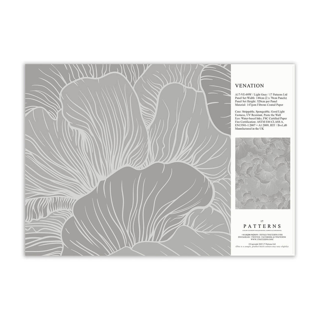 Venation Light Grey, Light Grey