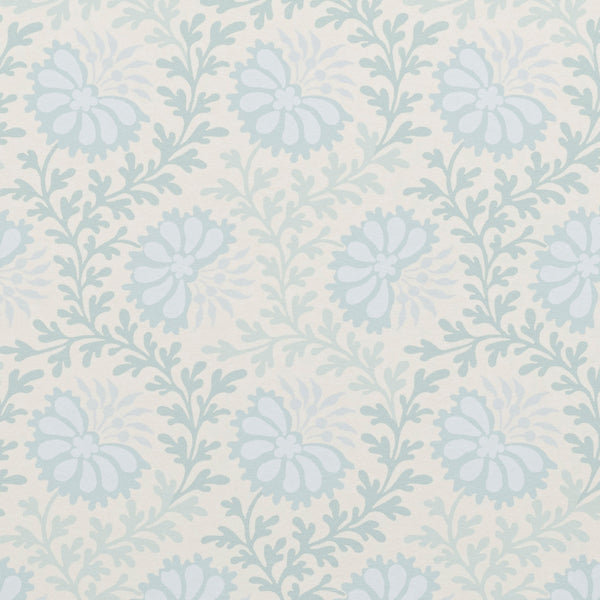 Verbena Wallcovering Seafoam Multi | Sister Parish