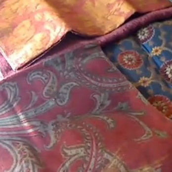 January 11th Presentation of Burgundy Heavy Weight Fabric | Hollywood Wallcoverings