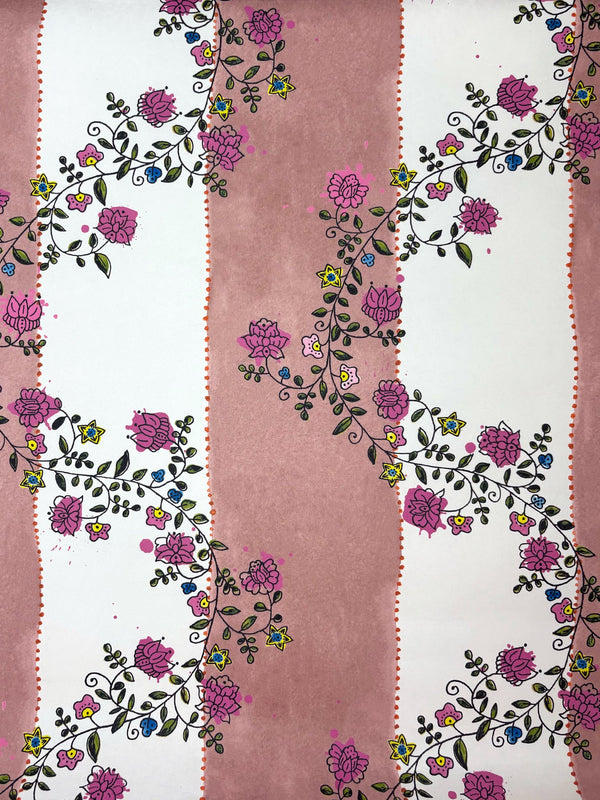 Vine Blots Fuchsia Blaze | Franquemont London