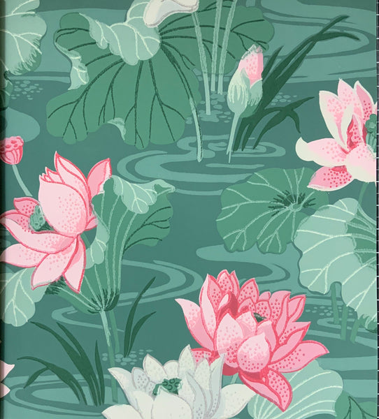 Putney Pond 1950's Wallpaper | DW Bespoke Studios