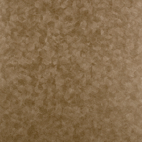 Hexagon - Copper  By Clarke And Clarke | Clarke & Clarke Reflections | Tone On Tone Wallcovering Print