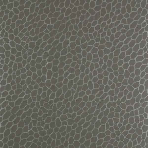 Playa - Granite  By Clarke And Clarke | Clarke & Clarke Reflections |Metallic Texture Wallcovering Print