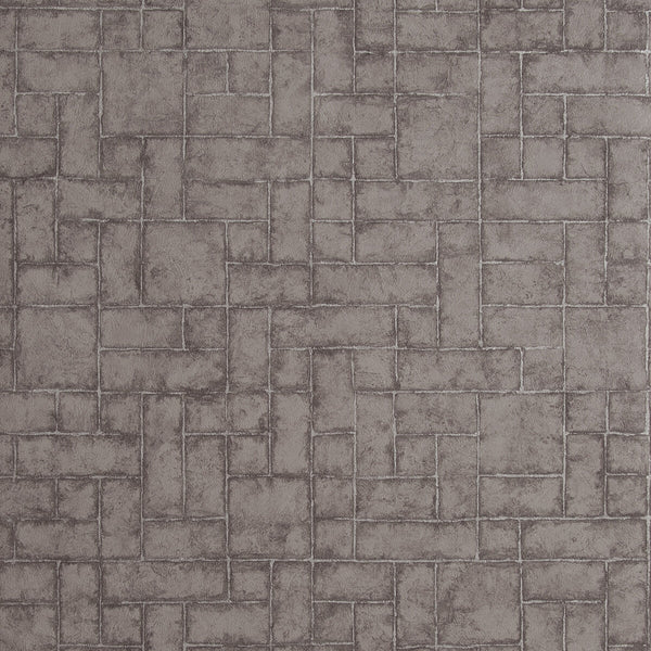 Samples and Purchasing available for Sandstone - Granite  By Clarke And Clarke | Clarke & Clarke Reflections |Geometric Texture Wallcovering Print at Designer Wallcoverings and Fabrics