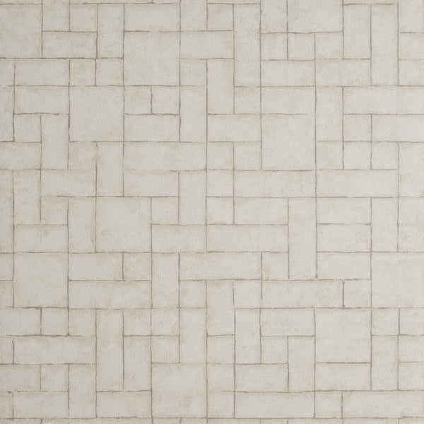 Sandstone - Parchment  By Clarke And Clarke | Clarke & Clarke Reflections |Geometric Texture Wallcovering Print