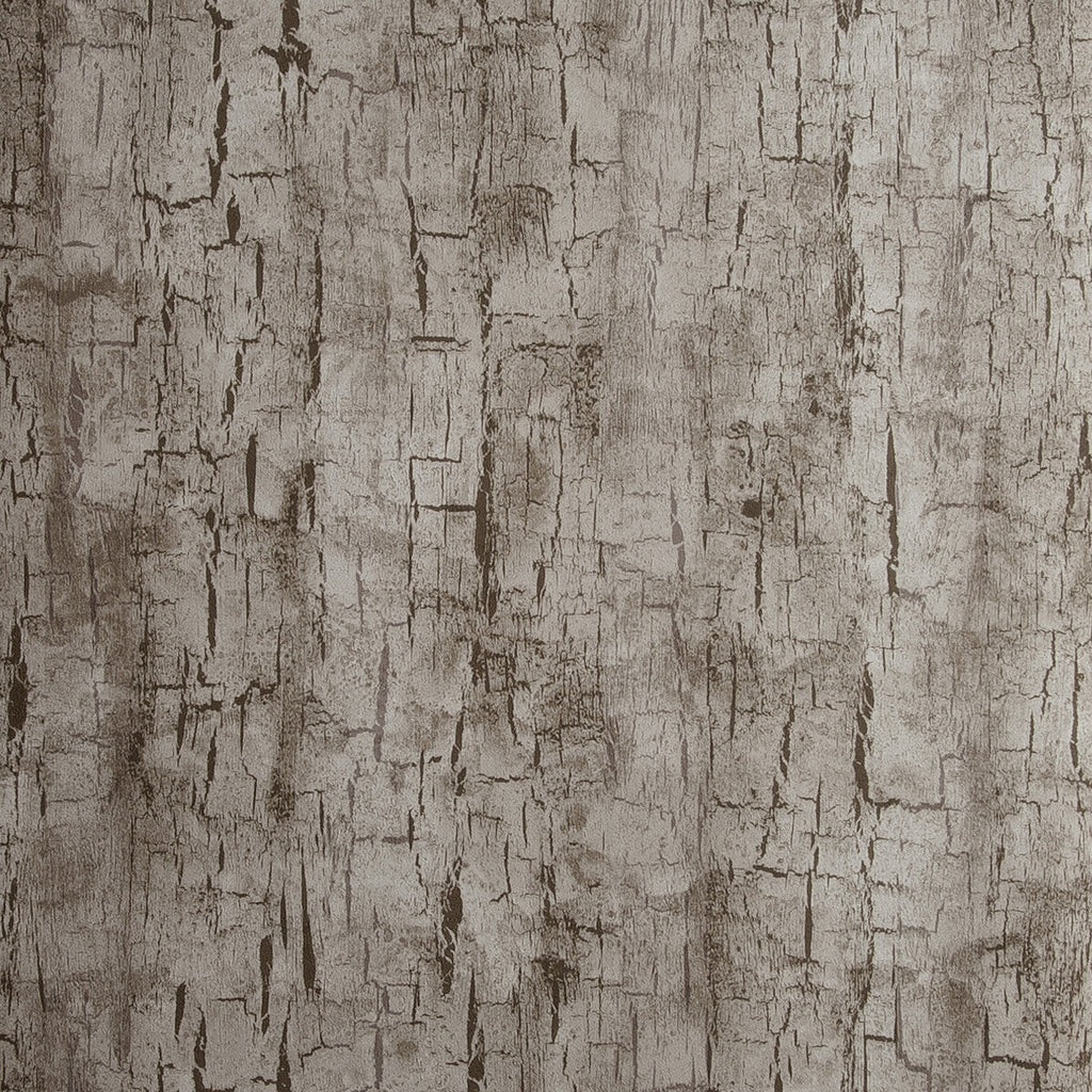 Samples and Purchasing available for Tree Bark - Pewter  By Clarke And Clarke | Clarke & Clarke Reflections |Solid Texture Wallcovering Print at Designer Wallcoverings and Fabrics
