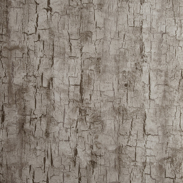 Samples and Purchasing available for Tree Bark - Pewter  By Clarke And Clarke | Clarke & Clarke Reflections |Solid Texture Wallcovering Print at Designer Wallcoverings and Fabrics