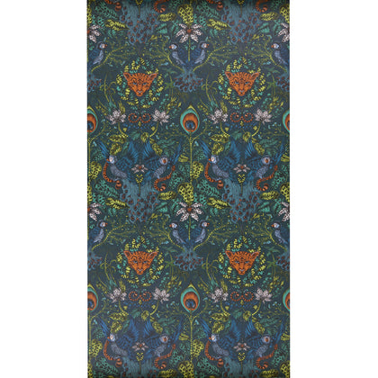 Amazon - Navy  By Clarke And Clarke | Animalia By Emma J Shipley For C&C | Animal/Insects Wallcovering Print