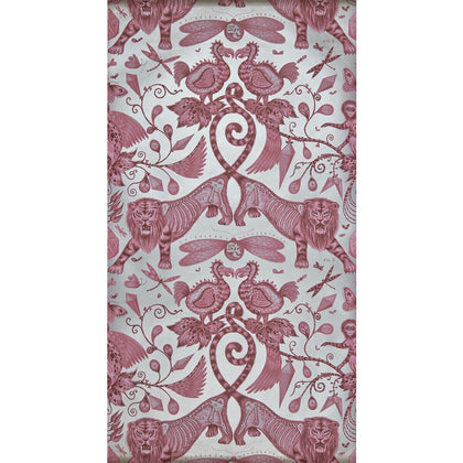 Extinct - Magenta  By Clarke And Clarke | Animalia By Emma J Shipley For C&C | Animal/Insects Wallcovering Print