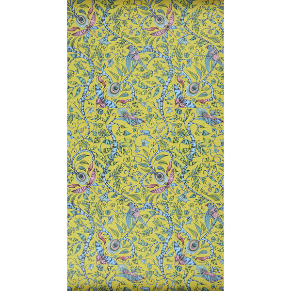 Rousseau - Lime  By Clarke And Clarke | Animalia By Emma J Shipley For C&C | Animal/Insects Wallcovering Print