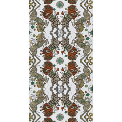 Caspian Wp - Gold  Yellow By Clarke And Clarke | Wilderie By Emma J Shipley For C&C |Animal/Insects Novelty Wallcovering Print