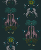 Creatura - Teal  Green By Clarke And Clarke | Wilderie By Emma J Shipley For C&C |Animal/Insects Novelty Wallcovering Print