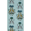 Samples and Purchasing available for Creatura - Turquoise  Blue By Clarke And Clarke | Wilderie By Emma J Shipley For C&C |Animal/Insects Novelty Wallcovering Print at Designer Wallcoverings and Fabrics