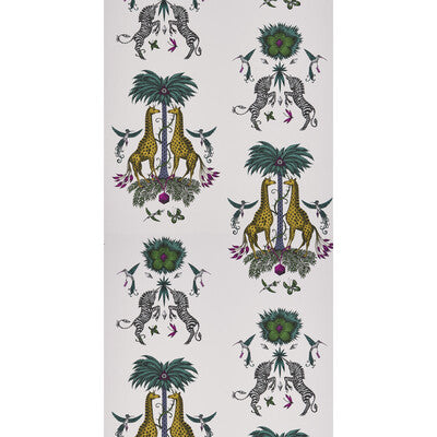 Creatura - Yellow By Clarke And Clarke | Wilderie By Emma J Shipley For C&C |Animal/Insects Novelty Wallcovering Print
